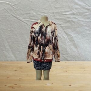 Horse Print Women's Jacket